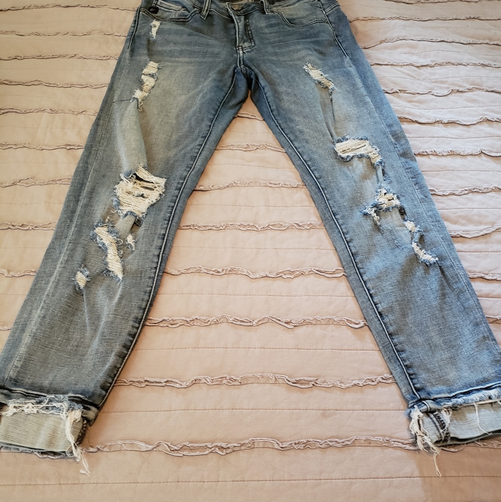 Kancan distressed jeans
